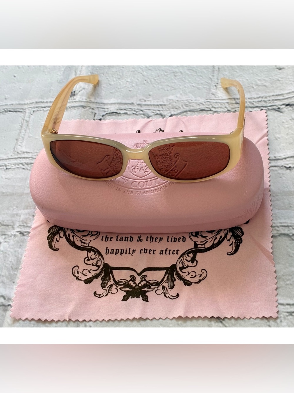 Rare Vintage Y2K Juicy Couture Juicy American Princess Sunglasses
